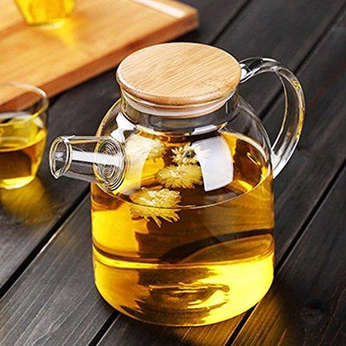 Wilmax 54 Fl Oz. Thermo Glass Teapot - High temperature and shock resistant