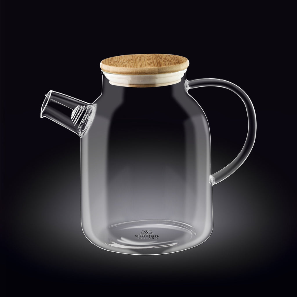 Wilmax 54 Fl Oz. Thermo Glass Teapot - High temperature and shock resistant