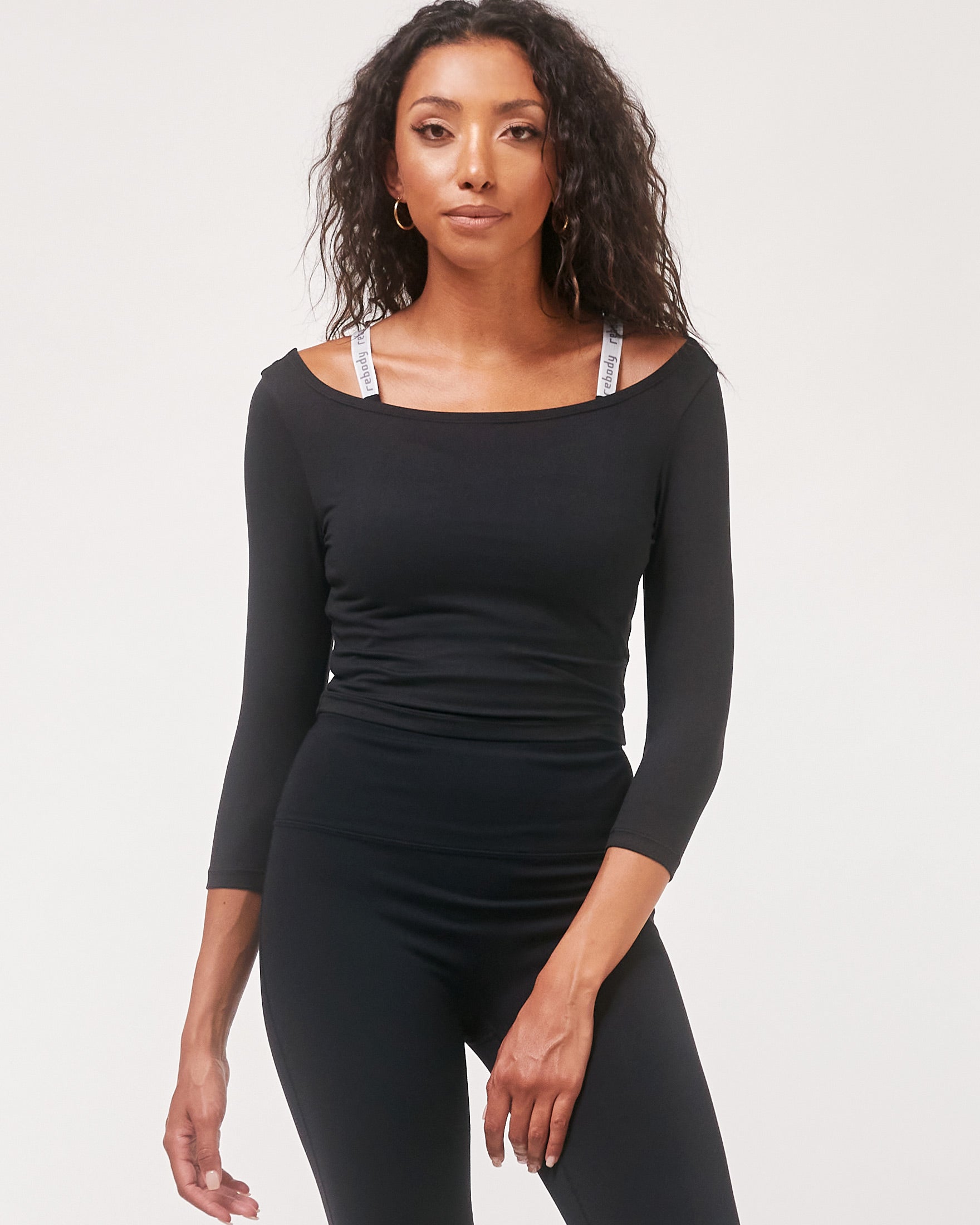 Open Shoulder 3/4 Sleeve