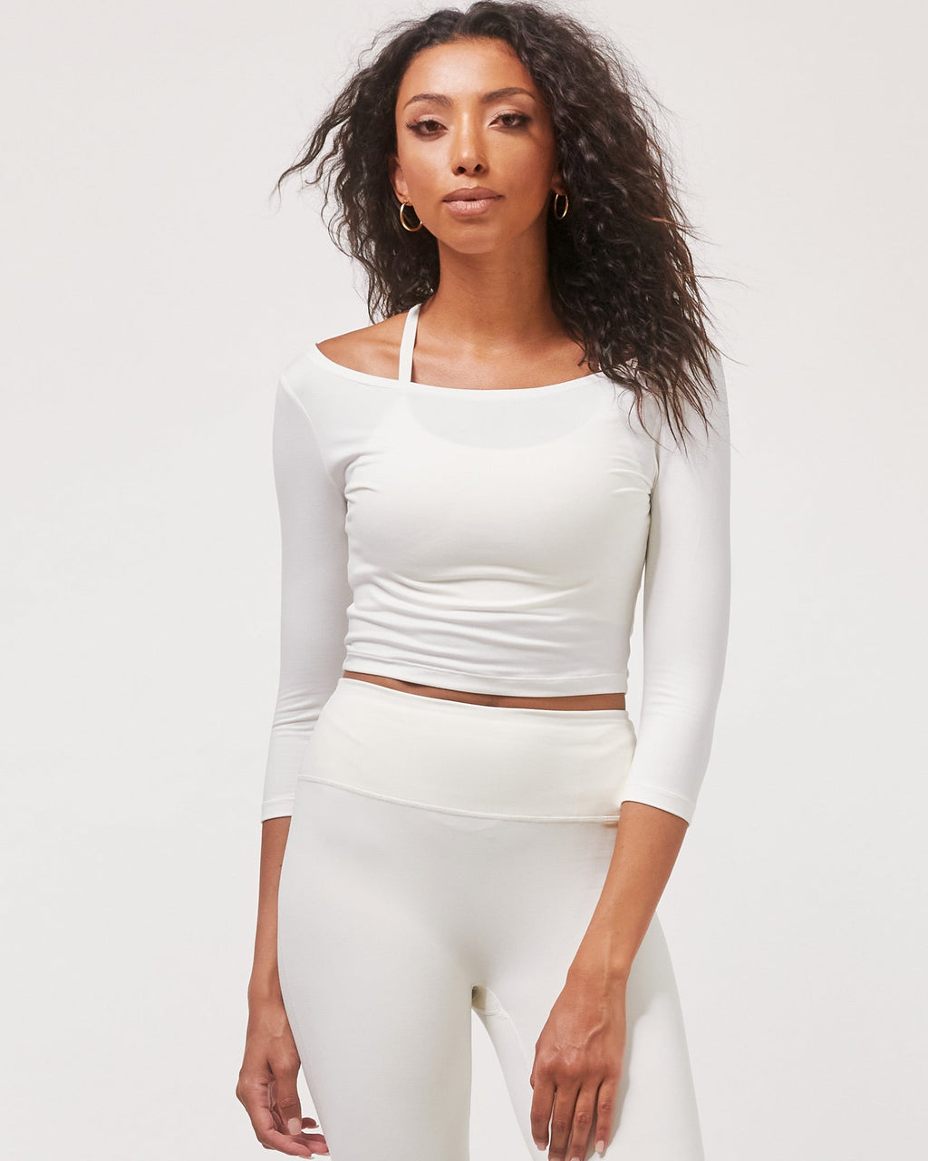 Open Shoulder 3/4 Sleeve