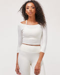 Open Shoulder 3/4 Sleeve