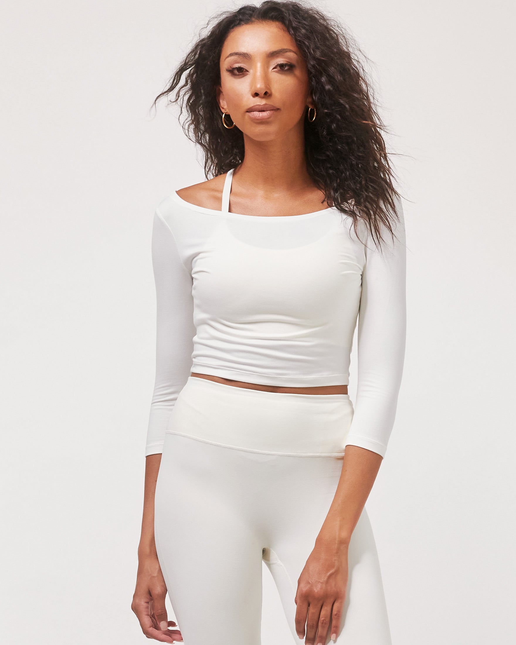 Open Shoulder 3/4 Sleeve