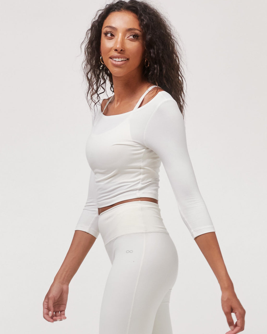 Open Shoulder 3/4 Sleeve