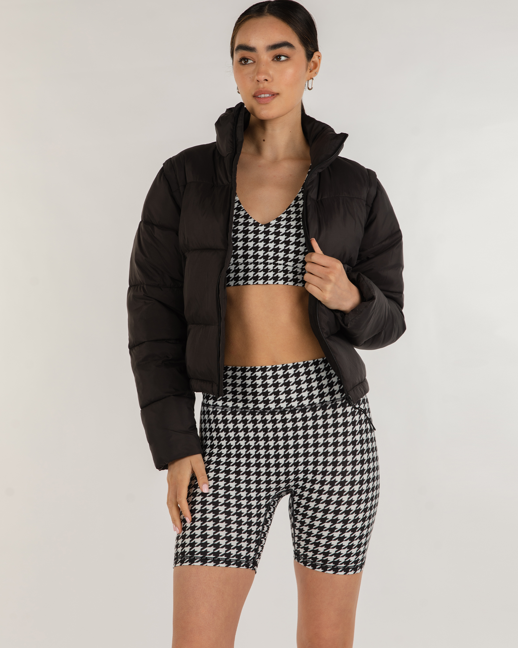 High Waist Biker Shorts  6"