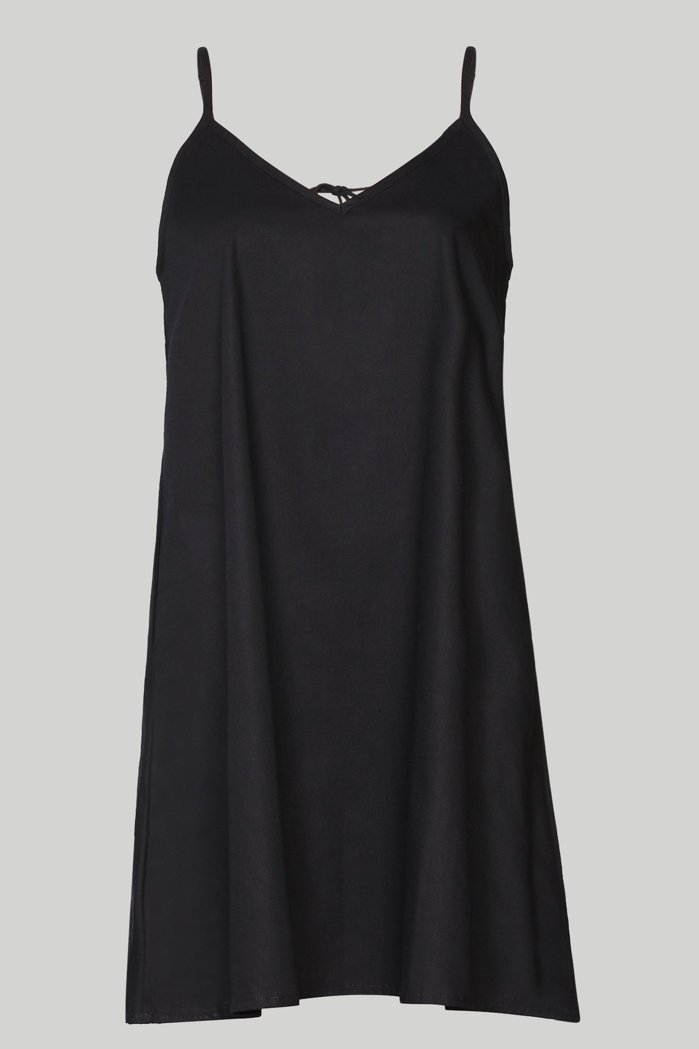 Flow Short Dress in Black