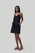 Flow Short Dress in Black